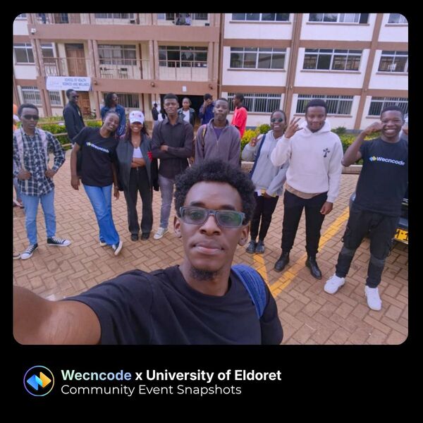 James Ngandu (Mukuvi) at the Wecncode program